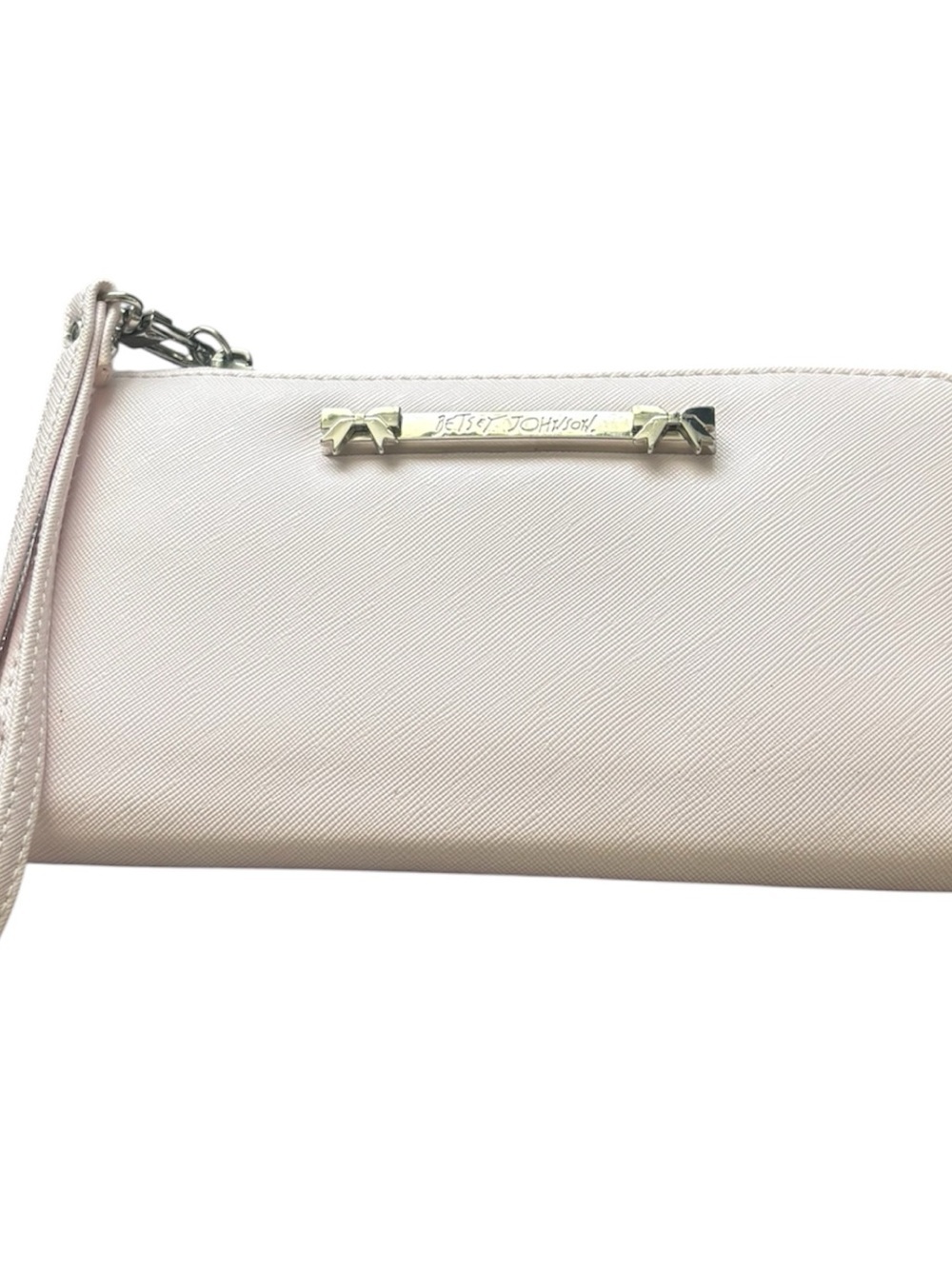 Betsey Johnson Blush Pink Wristlet